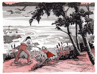 Dans le marais, 1790