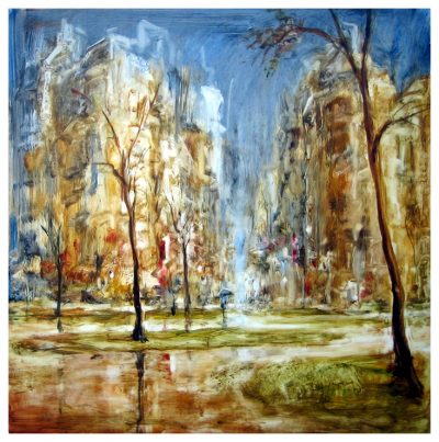  Un square dans la ville