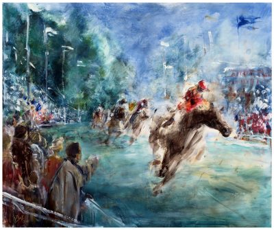   Course de chevaux